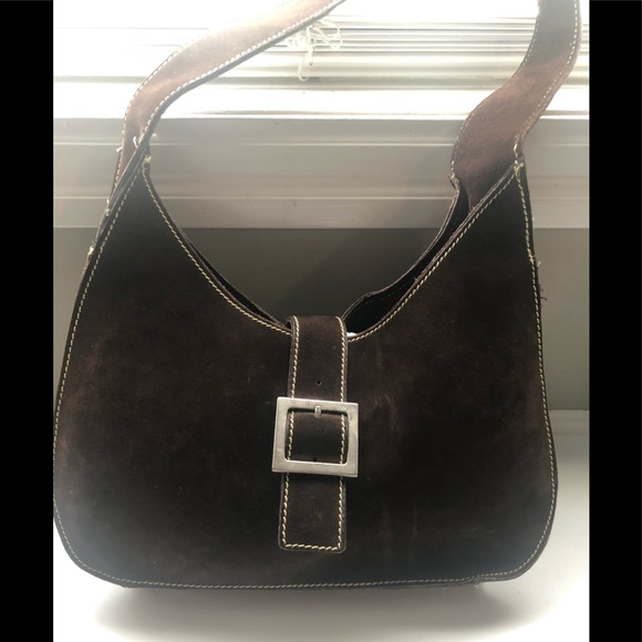 Roots Handbags - Roots Brown Suede bag